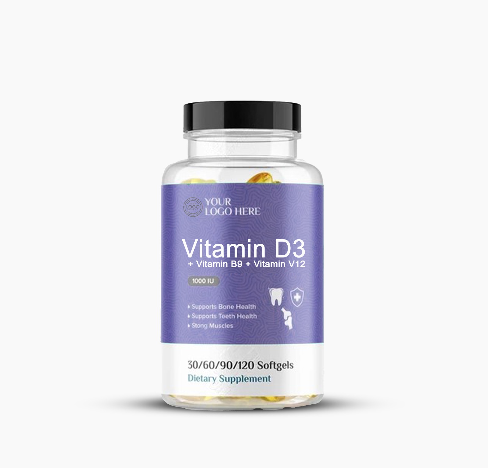 Vitamin D3 + Vitamin B9 + Vitamin V12