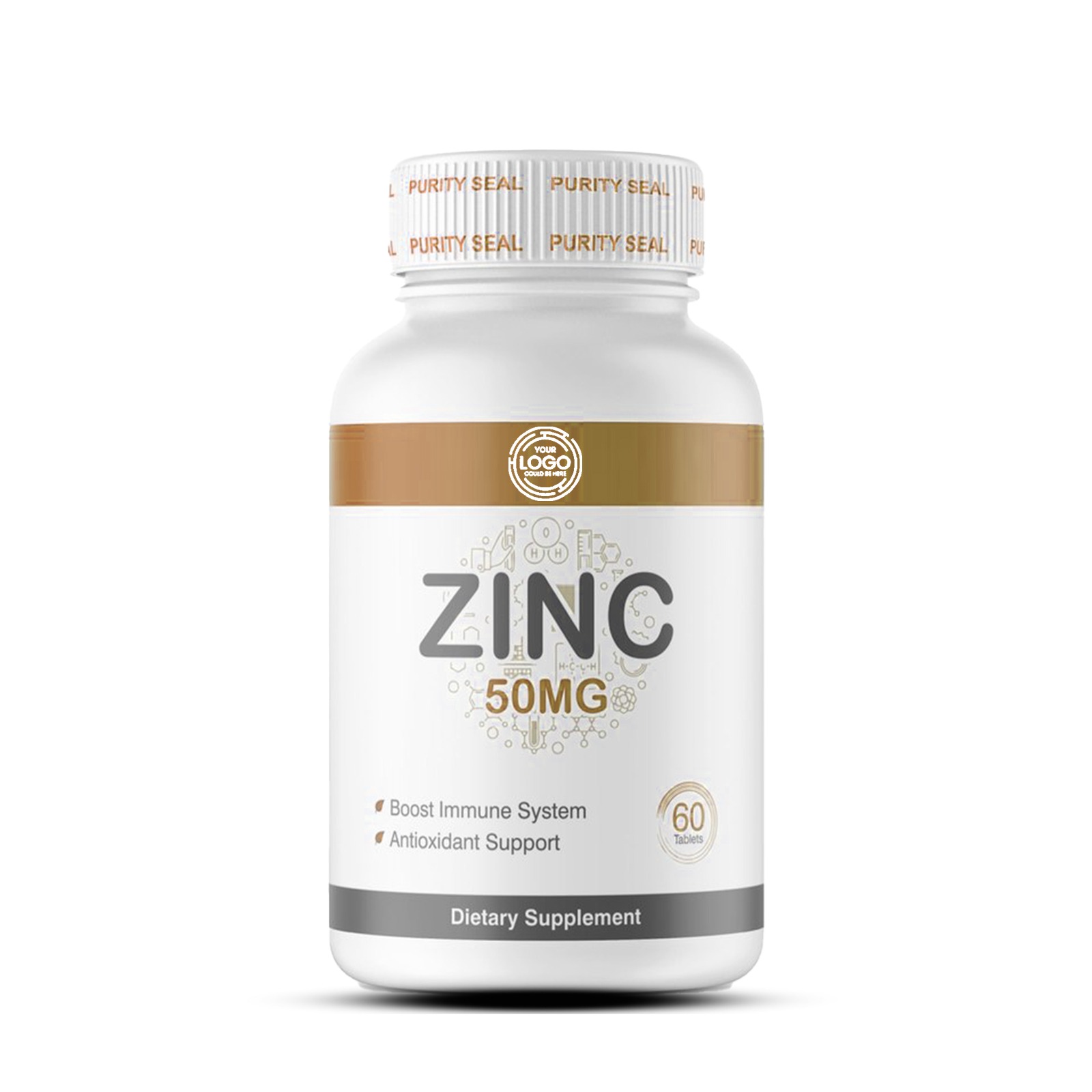 Zinc 50mg Dietary Supplement